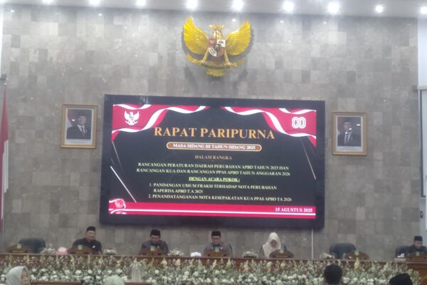 DPRD Gelar Sidang Paripurna Masa Sidang III Tahun Sidang 2025